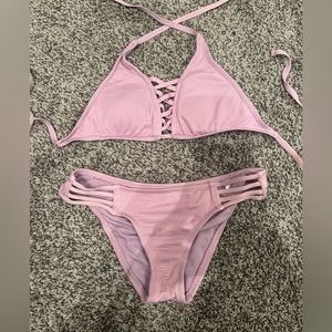 shade and shore purple swimsuit